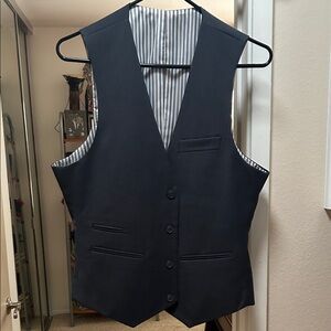 Dress Charcoal Vest